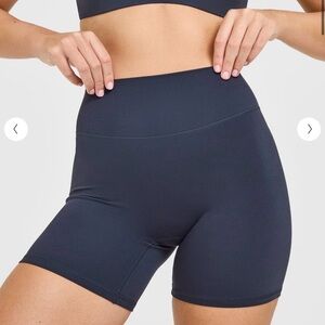 Oner Active Sot Motion Medium True Blue High Waisted Shorts